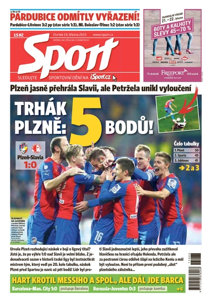 E-magazín Sport - 19.3.2015 - CZECH NEWS CENTER a. s.