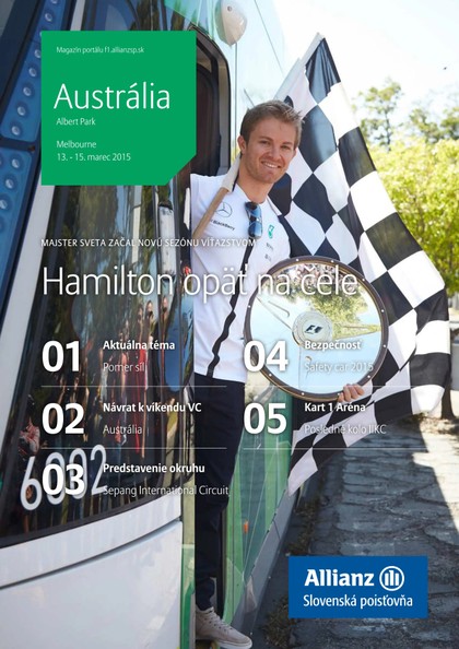 E-magazín Magazín F1 1/2015 - Allianz - Slovenská poisťovňa, a.s.