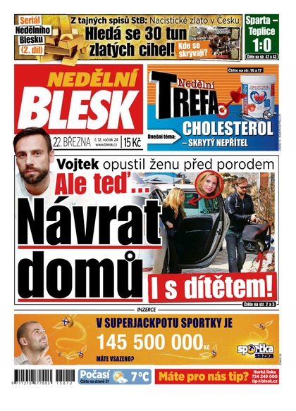 E-magazín Nedělní Blesk - 22.3.2015 - CZECH NEWS CENTER a. s.