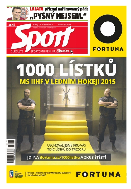 E-magazín Sport - 24.3.015 - CZECH NEWS CENTER a. s.