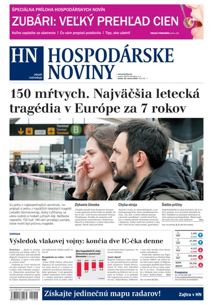 E-magazín Hospodárske noviny 25.03.2015 - MAFRA Slovakia, a.s.