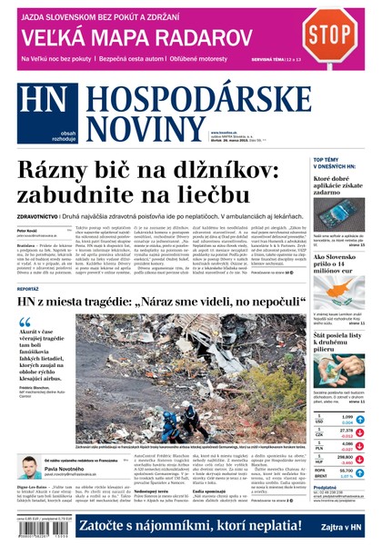 E-magazín Hospodárske noviny 26.03.2015 - MAFRA Slovakia, a.s.