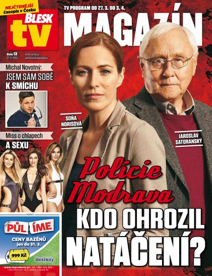 E-magazín Blesk Tv magazín - 27.3.2015 - CZECH NEWS CENTER a. s.