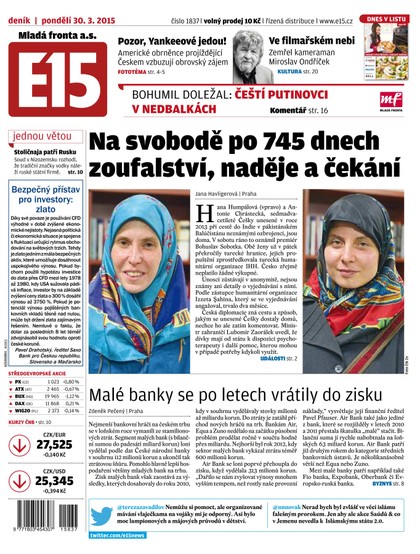 E-magazín E15 30.03.2015 - Czech Media Invest