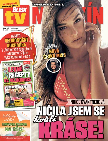 E-magazín Blesk TV magazín - 3.4.2015 - CZECH NEWS CENTER a. s.