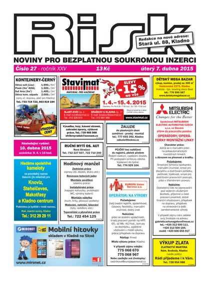E-magazín Risk 27/2015 - Risk