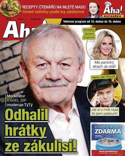 E-magazín AHA! Tv - 9.4.2015 - CZECH NEWS CENTER a. s.