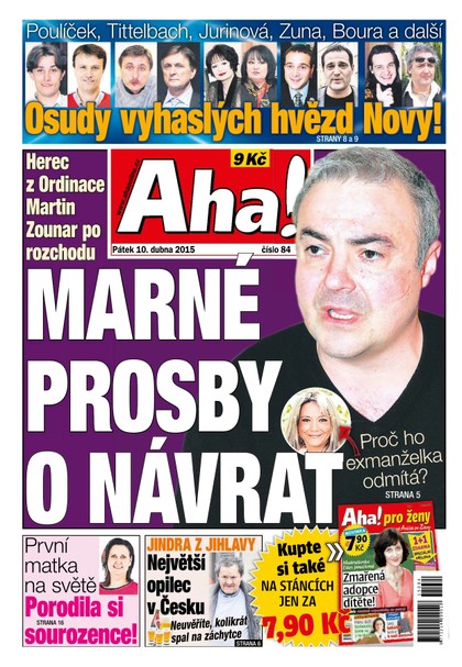 E-magazín AHA! - 10.4.2015 - CZECH NEWS CENTER a. s.