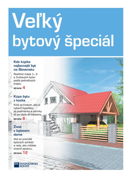 E-magazín Veľký bytový špeciál  - MAFRA Slovakia, a.s.