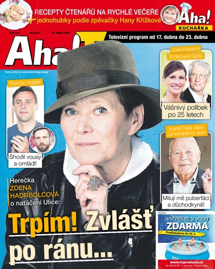 E-magazín AHA! Tv - 16.4.2015 - CZECH NEWS CENTER a. s.