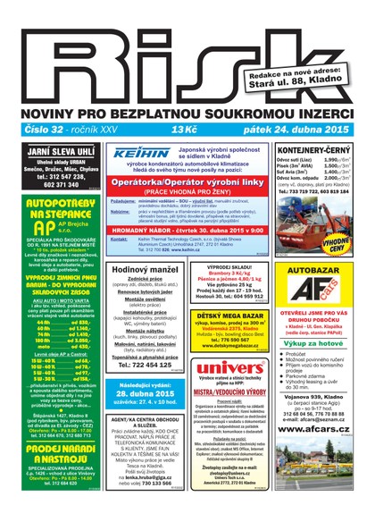 E-magazín Risk 32/2015 - Risk