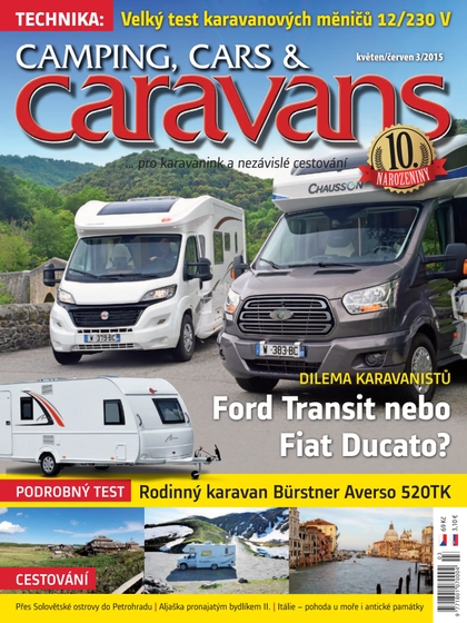 E-magazín Camping, Cars &amp; Caravans 3/2015 - NAKLADATELSTVÍ MISE, s.r.o.