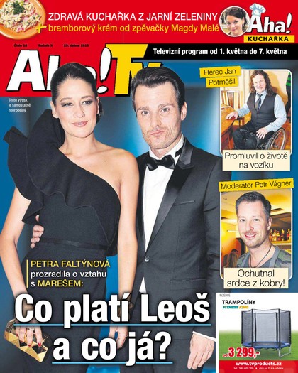 E-magazín AHA! Tv - 29.4.2015 - CZECH NEWS CENTER a. s.