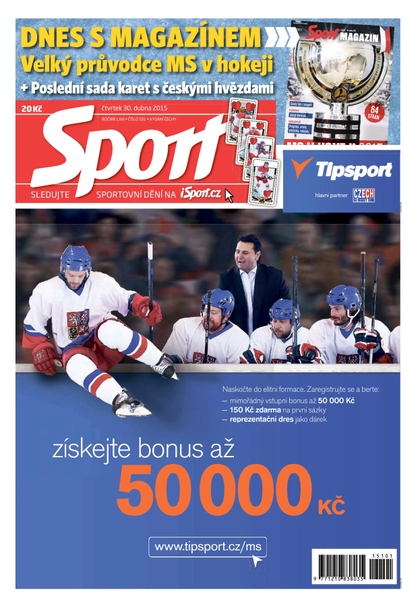 E-magazín Sport - 30.4.2015 - CZECH NEWS CENTER a. s.
