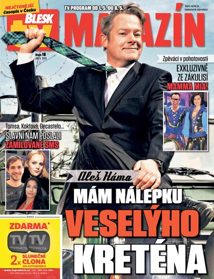 E-magazín Blesk Tv magazín - 30.4.2015 - CZECH NEWS CENTER a. s.
