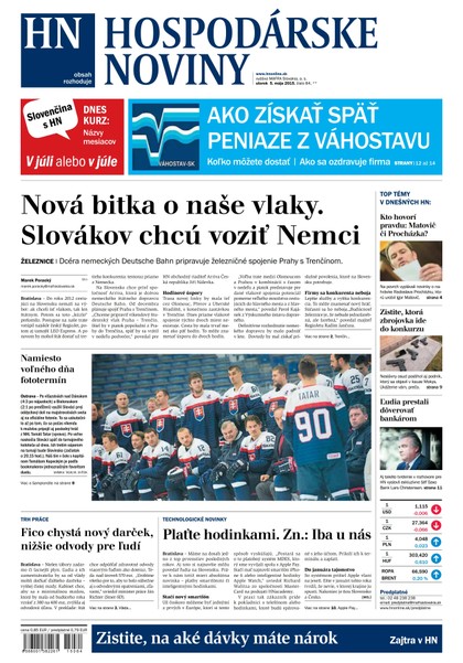 E-magazín Hospodárske noviny 05.05.2015 - MAFRA Slovakia, a.s.