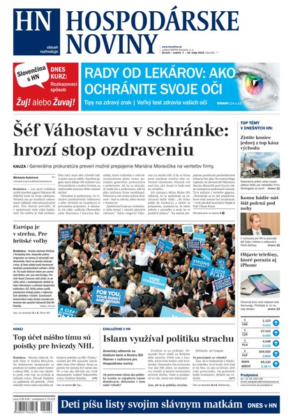 E-magazín Hospodárske noviny 07.05.2015 - MAFRA Slovakia, a.s.