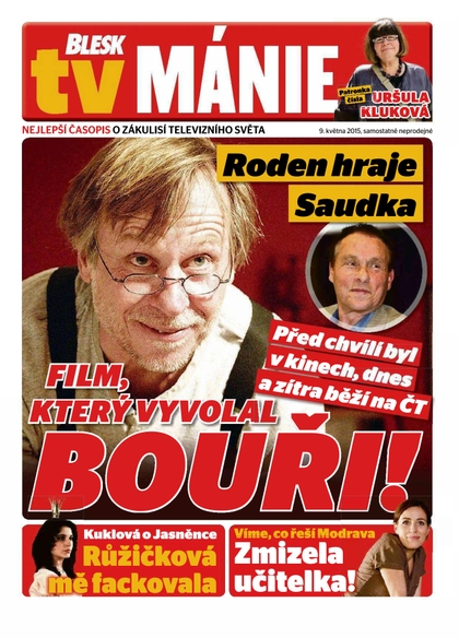 E-magazín Blesk Tv manie - 9.5.2015 - CZECH NEWS CENTER a. s.