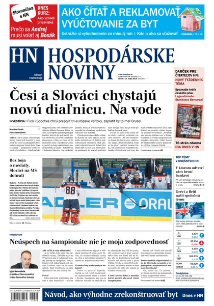 E-magazín Hospodárske noviny 13.05.2015 - MAFRA Slovakia, a.s.