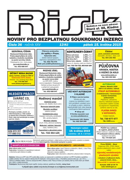 E-magazín Risk 36/2015 - Risk