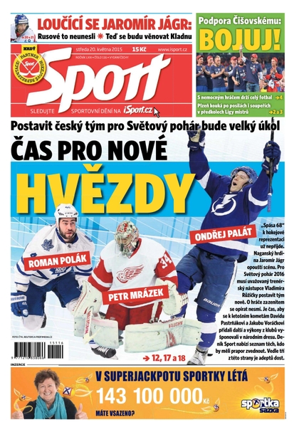 E-magazín Sport - 20.5.2015 - CZECH NEWS CENTER a. s.