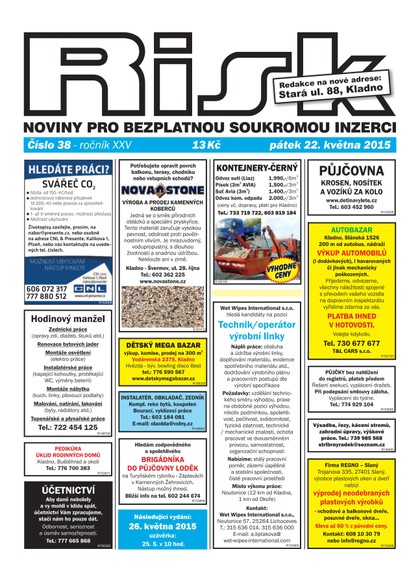 E-magazín Risk 38/2015 - Risk