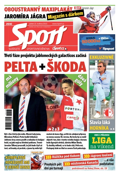 E-magazín Sport 22.5.2015 - CZECH NEWS CENTER a. s.