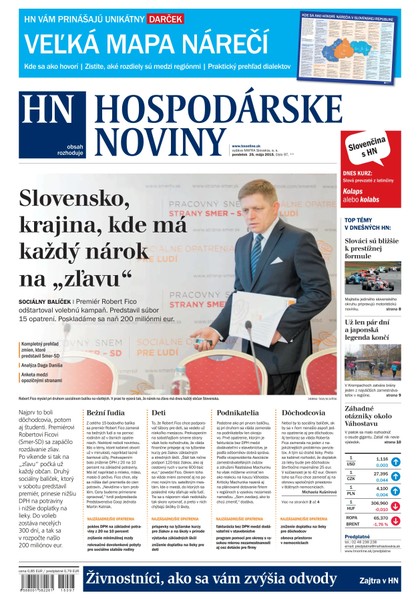E-magazín Hospodárske noviny 25.05.2015 - MAFRA Slovakia, a.s.