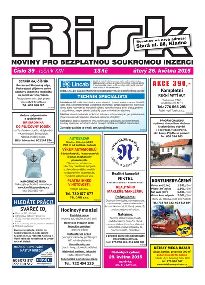 E-magazín Risk 39/2015 - Risk