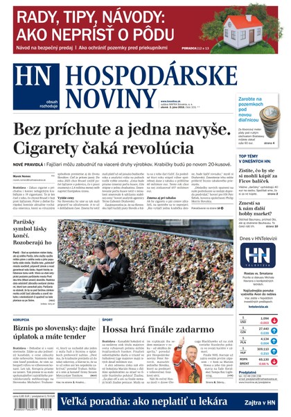 E-magazín Hospodárske noviny 2.6.2015ho - MAFRA Slovakia, a.s.