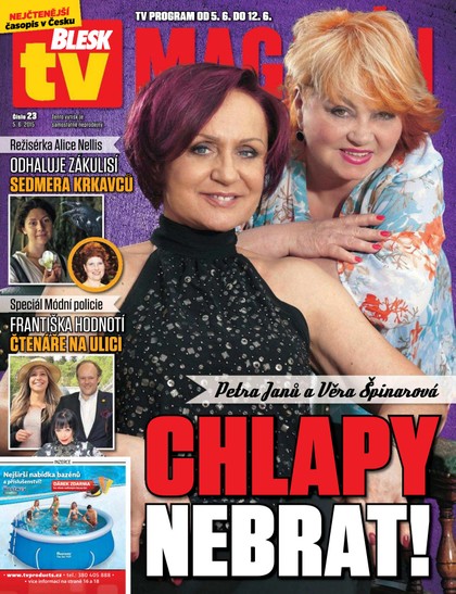 E-magazín Blesk Tv magazín - 5.6.2015 - CZECH NEWS CENTER a. s.