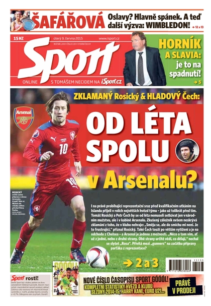 E-magazín Sport - 9.6.2015 - CZECH NEWS CENTER a. s.