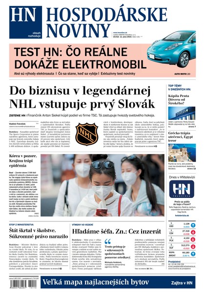 E-magazín Hospodárske noviny 11.06.2015 - MAFRA Slovakia, a.s.