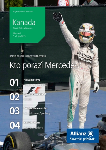 E-magazín Magazín F1 5/2015 - Allianz - Slovenská poisťovňa, a.s.
