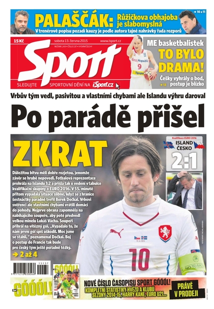 E-magazín Sport - 13.6.2015 - CZECH NEWS CENTER a. s.