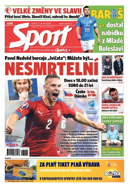 E-magazín Sport - 17.6.2015 - CZECH NEWS CENTER a. s.