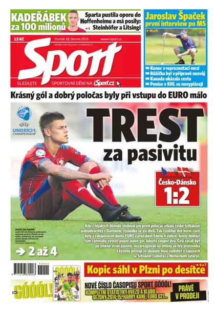E-magazín Sport - 18.6.2015 - CZECH NEWS CENTER a. s.