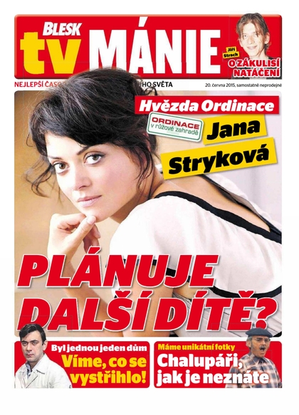 E-magazín Blesk Tv manie - 20.6.2015 - CZECH NEWS CENTER a. s.
