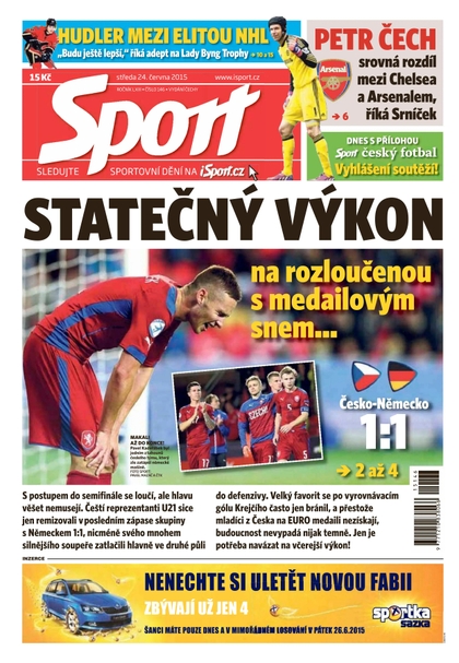 E-magazín Sport - 24.6.2015 - CZECH NEWS CENTER a. s.