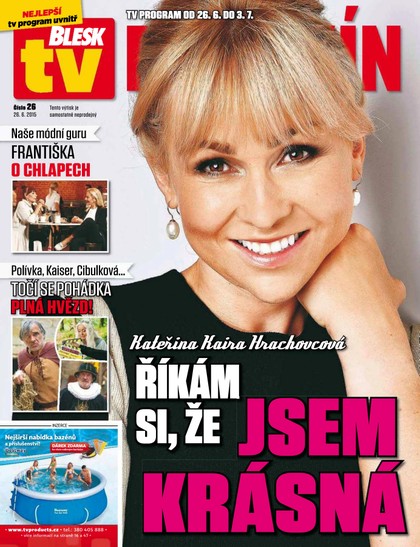 E-magazín Blesk Tv magazín - 26.6.2015 - CZECH NEWS CENTER a. s.