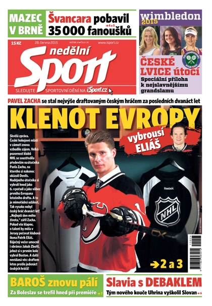 E-magazín Nedělní Sport - 28.6.2015 - CZECH NEWS CENTER a. s.