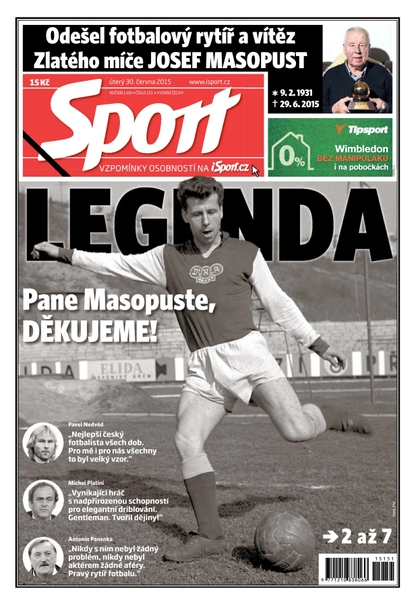 E-magazín Sport - 30.6.2015 - CZECH NEWS CENTER a. s.
