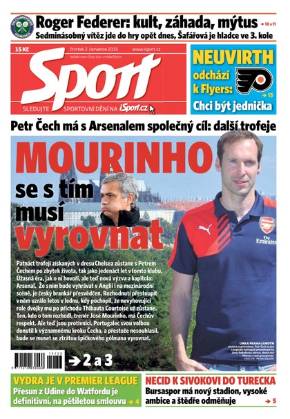 E-magazín Sport - 2.7.2015 - CZECH NEWS CENTER a. s.