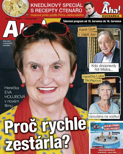 E-magazín AHA! Tv - 9.7.2015 - CZECH NEWS CENTER a. s.