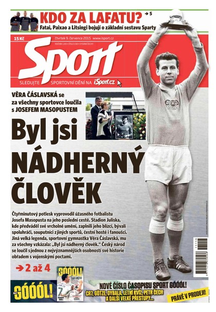 E-magazín Sport - 9.7.2015 - CZECH NEWS CENTER a. s.