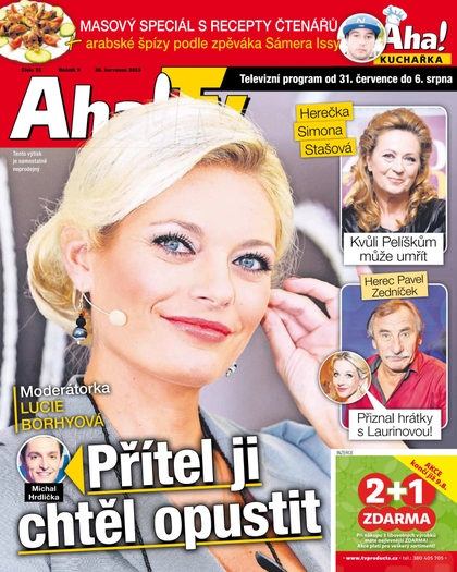 E-magazín AHA! Tv - 30.7.2015 - CZECH NEWS CENTER a. s.