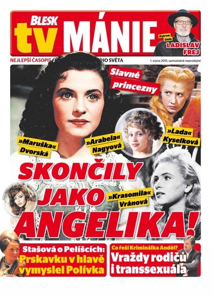 E-magazín Blesk Tv manie - 1.8.2015 - CZECH NEWS CENTER a. s.