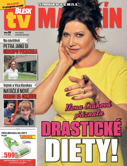E-magazín Blesk Tv magazín - 14.8.2015 - CZECH NEWS CENTER a. s.