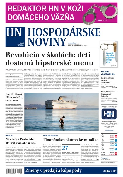 E-magazín Hospodárske noviny 20.08.2015 - MAFRA Slovakia, a.s.