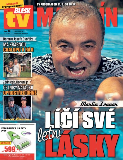 E-magazín Blesk Tv magazín - 21.8.2015 - CZECH NEWS CENTER a. s.